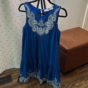 Anthropologie Crochet Eyelet Dress